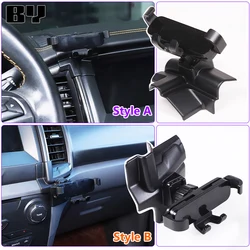For Ford Ranger Wildtrak 2015-2021 ABS Black Car Central Control Mobile Phone Holder GPS Navigation Bracket Car Accessories