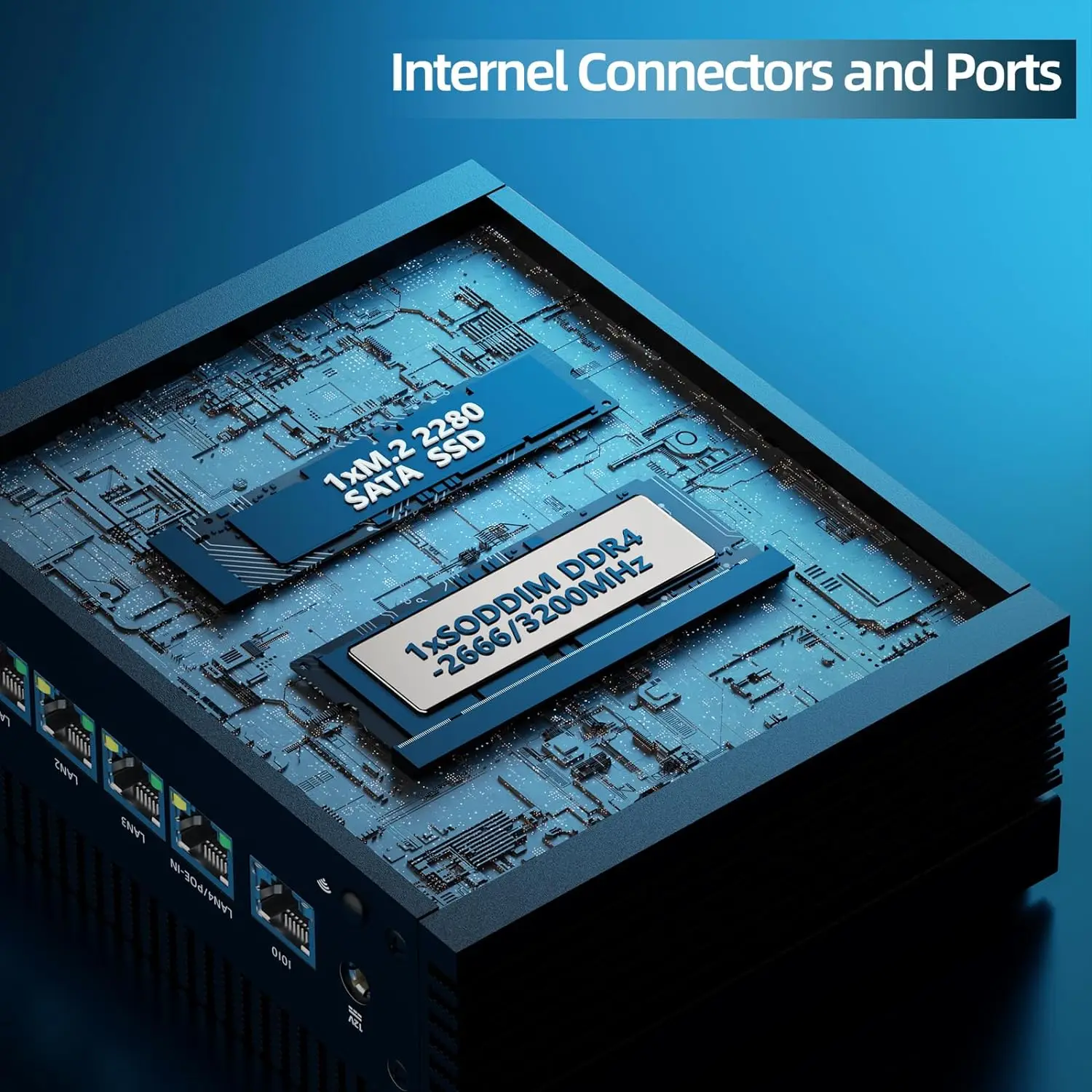 كمبيوتر صغير بدون مروحة صناعي ، Intel N100 POE ، توجيه ناعم ، 4X intel i226 Lan ، Windows 11 Pro pfSense Firewall ، HD2.0 DP1.4