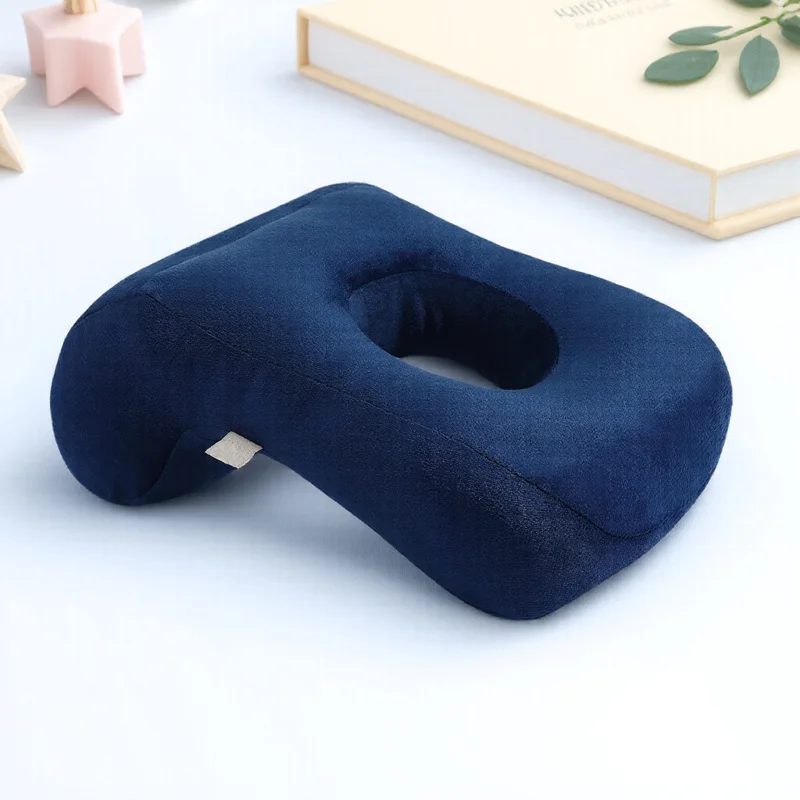 

Ergonomic Desk Nap Pillow Face Down Office Sleeping Pillow with Arm Support Breathable Material for Office School Travel Comfort