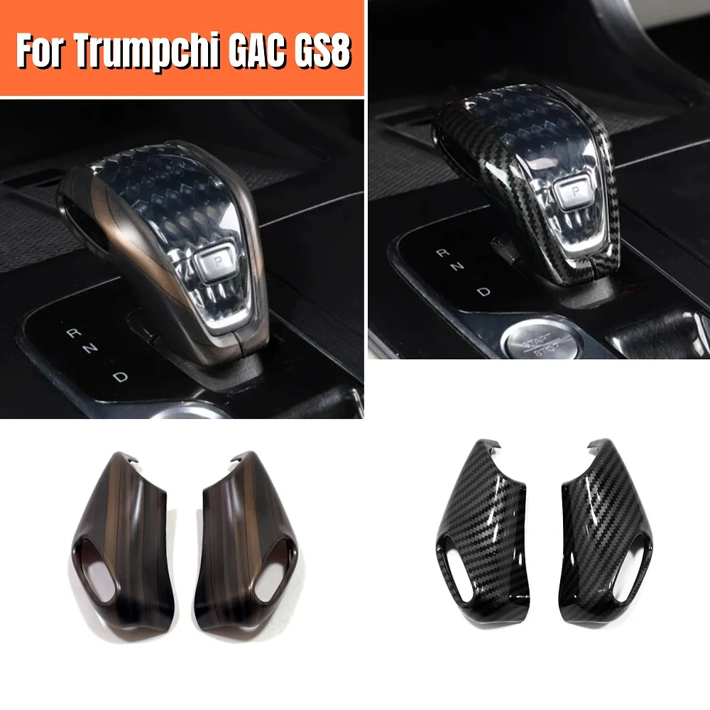 

For Trumpchi GAC GS8 2022 2023 2024 ABS Car Accessories Transmission Gear Shift Shifter Knob Gear Head Handle Cover Trim Styling