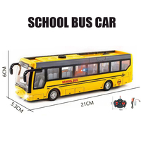 RC School Bus Remote Control Truck Car Vehicles 2.4G High Speed Racing & Model Toys Rechargeable Electronic Hobby Truck for Kids