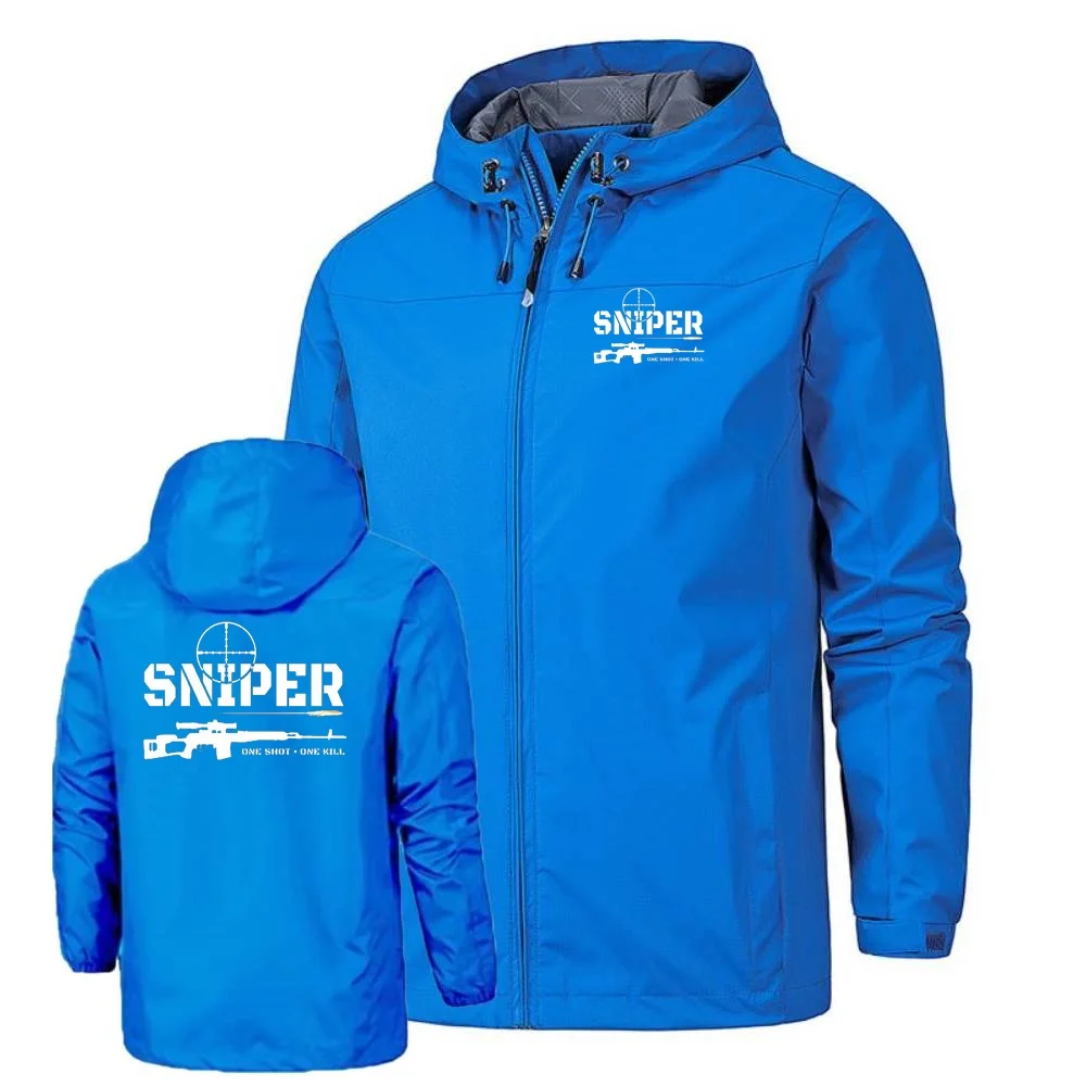 Куртка Sniper One Shot One Kill, легкая ветрозащитная верхняя одежда, мужская ветровка для пешего туризма, экспедиции, охоты, кемпинга, водонепроницаемое пальто
