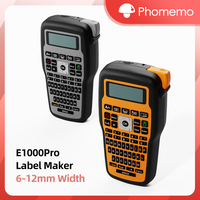 Portable E1000PRO Printer Label Maker Tze-231 Label Printer Tape Keyboard Symbol Industrial Printer Work with Heat Shrink Tubes