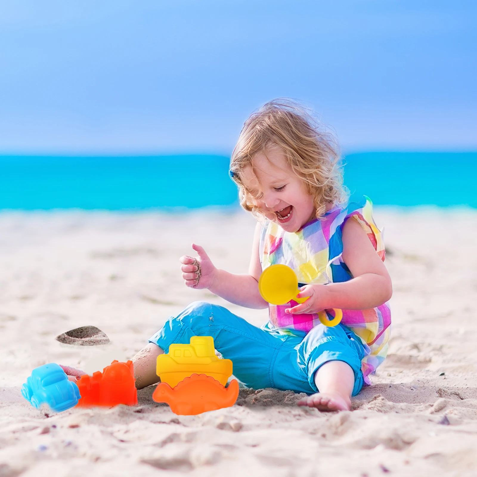 25 Pcs Castle Bucket Toys Beach for Kids Children Abs Shovel Sand Tools Sand-excavating