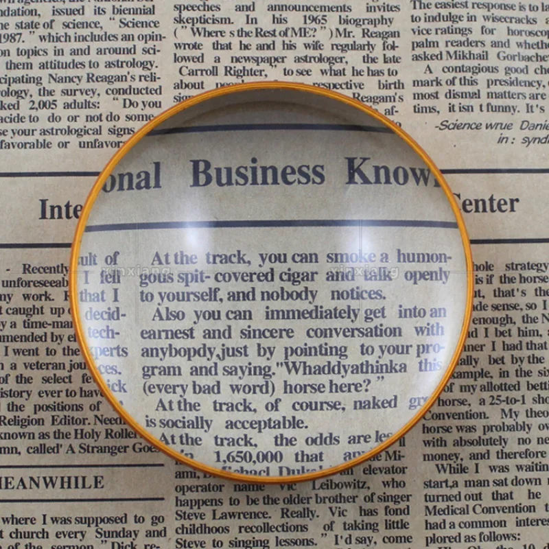 

75MM Desktop Magnifier 4X Paperweight Reading Magnifying Glass Optical Half Ball Lens for Office Table Decoration