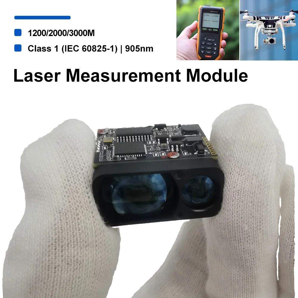 BT Industrial Eye-Safe Micro Laser Range Module 2~2000m UART (TTL_3.3V) Communication Interface PTZ Integration Long Range Laser