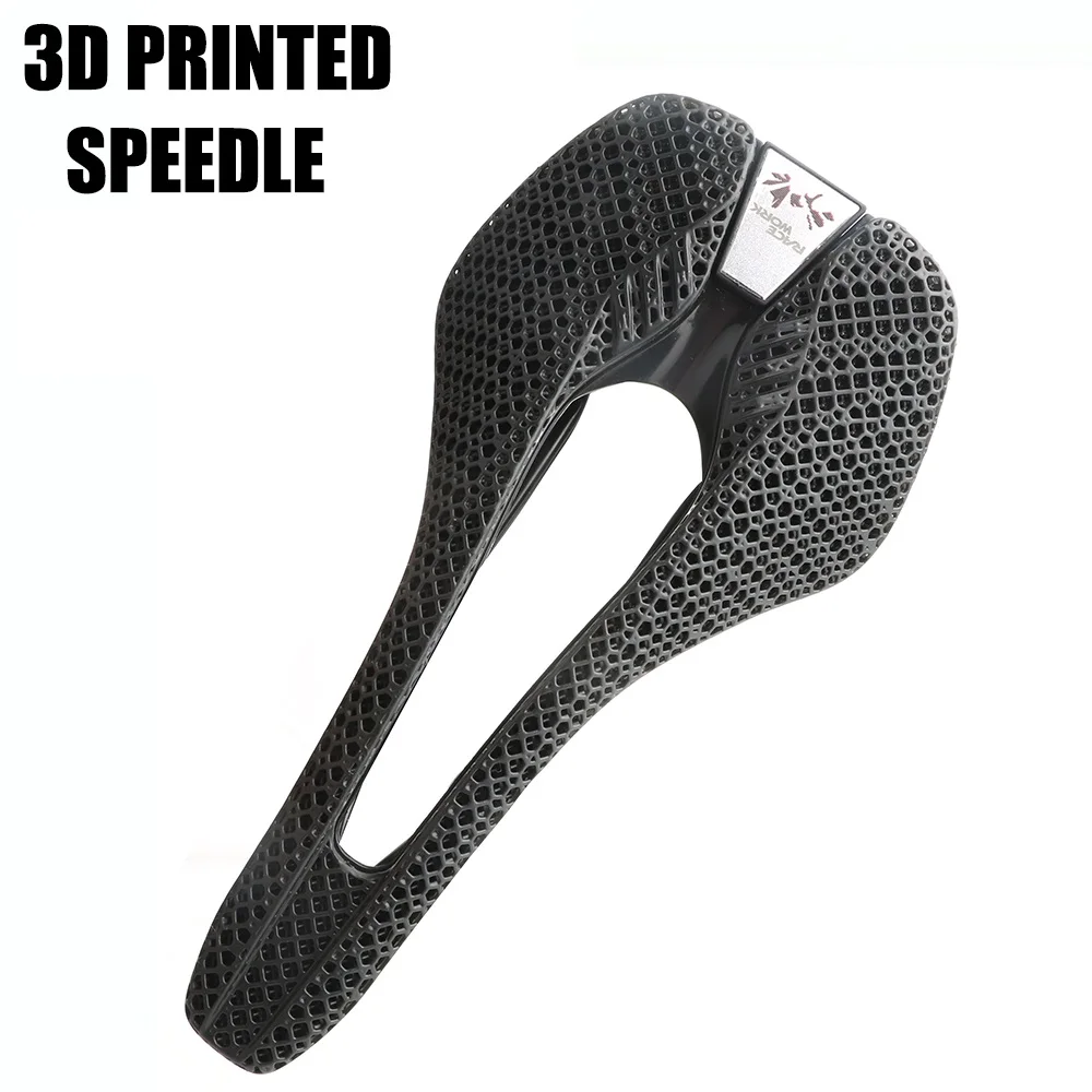 

Bicycle 3D Printed Saddle MTB Mountain Road Cycling Ultralight Hollow Saddle Racing Comfortable Honeycomb Bicycle Seat Cushion