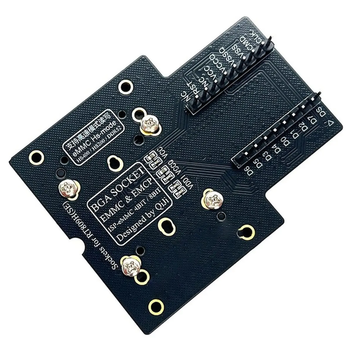 V2.55 RT809H/ Emmc Adapter Emmc Burning Seat, BGA153 BGA169 Emmc Adapter, Socket for Chip Repair and Data Programming