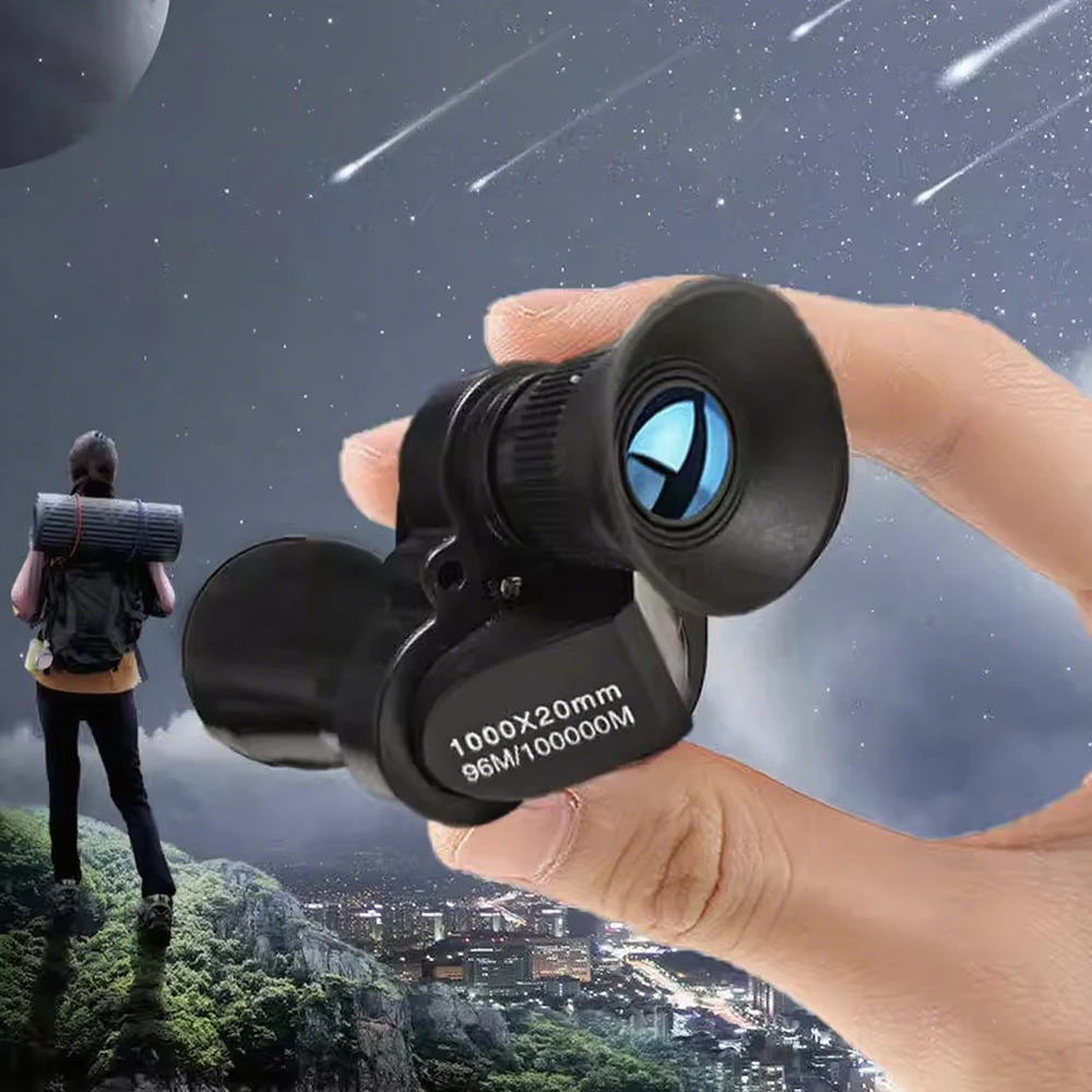 

Portable High-definition Monocular Telescope1000x20 Resolution Ratio With Magnification Camping Mountaineering Outdoor Fishing