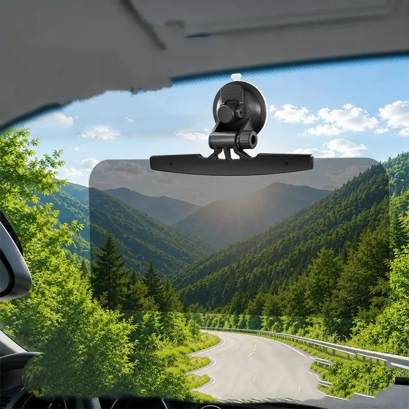 Car Anti-Glare Driving Mirror Anti-UV Block Strong Sunlight Vehicle Sunshade for Family Cars