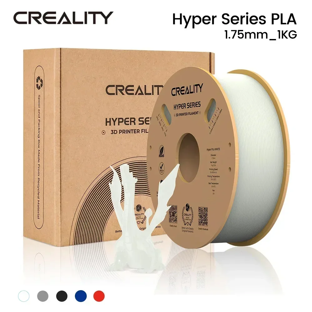 

Материалы для 3D-принтеров CREALITY Hyper Series PLA Filament 1,75 мм, 1 кг, лучшая жидкость, быстрое охлаждение, высокая точность для принтера FDM