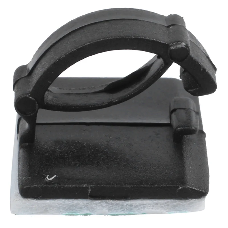 AB46-100Pcs لاصق مقاطع كابلات السيارة كابل اللفاف قطرة سلك التعادل المثبت حامل الحبل المنظم إدارة مكتب رباط للكابل المشابك