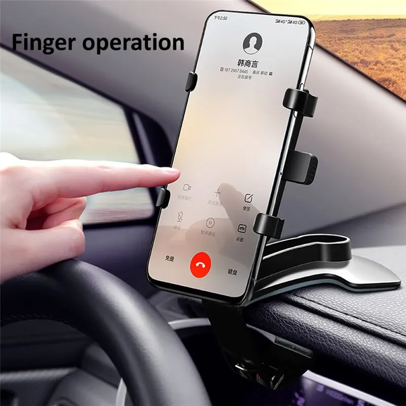 Universeller Auto-Handyhalter, Armaturenbrett-Clip-Halterung, GPS-Handyhalterung, Autohalterung für iPhone, Xiaomi, Huawei – Detail 9