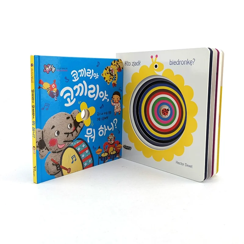 custom China factory price offset book printing service children's board book printing