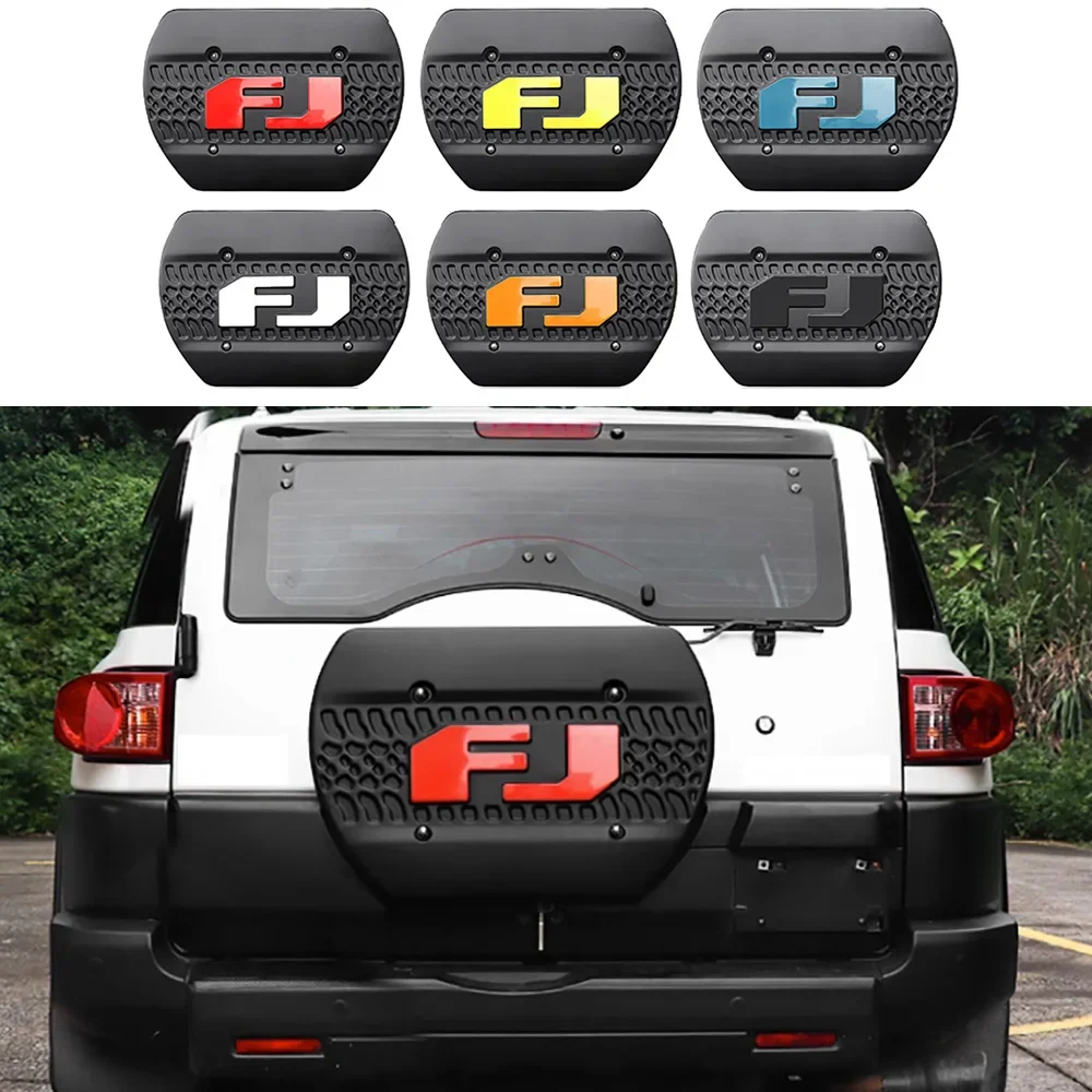 1 Pcs Tailgate Decoration Spare Tire Plate Modified Spare Tire Cover Spare Tire Cover For Toyota  FJ Cruiser 2006-2020 2021 2022