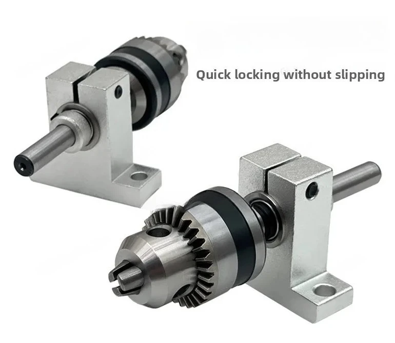 SK16 Rotary Chuck Lathe Tailstock Movable Drill Chuck for Machine Rotation Parts