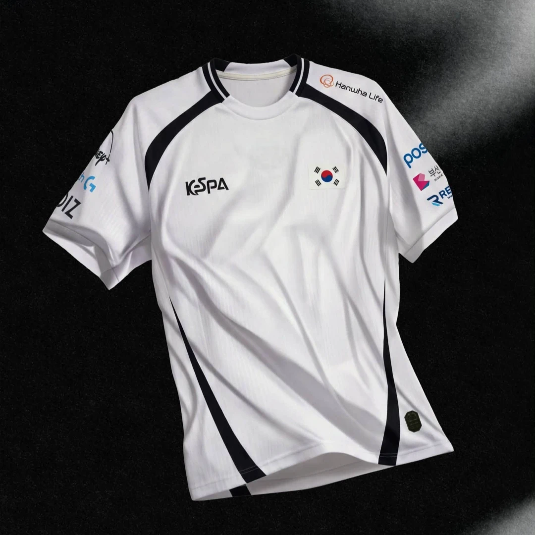 2026 E-Sports Competition Korean National Jersey Fans Summer Breathable O Neck Short Sleeve Men Women Sportswear Casual T-Shirt
