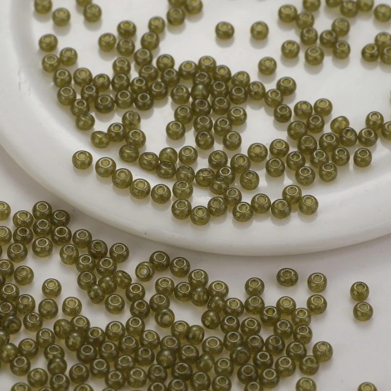 450 Pieces 3.0MM Round Seed Beads Boho Style Loose Beads For DIY Handwork Beading Jewelry 15grams/bag
