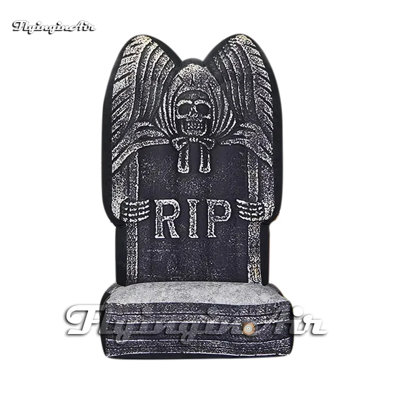 

Horrible Large Simulation Inflatable Gravestone Model 3m Air Blow Up Replica Of Tombstone For Halloween Outdoor Decoration