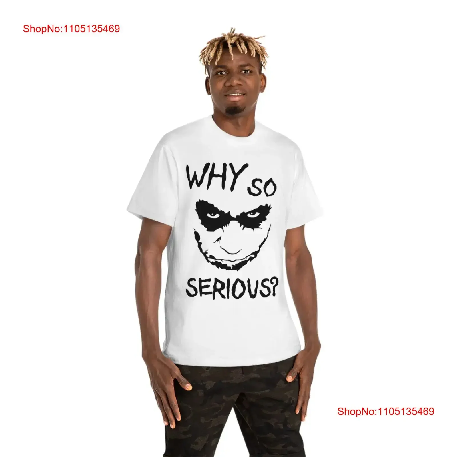

Funny Why So Serious T Shirt Hammer Cool Casual Wear vintage Washed graphic Comfortable Soft Stretched Slightly