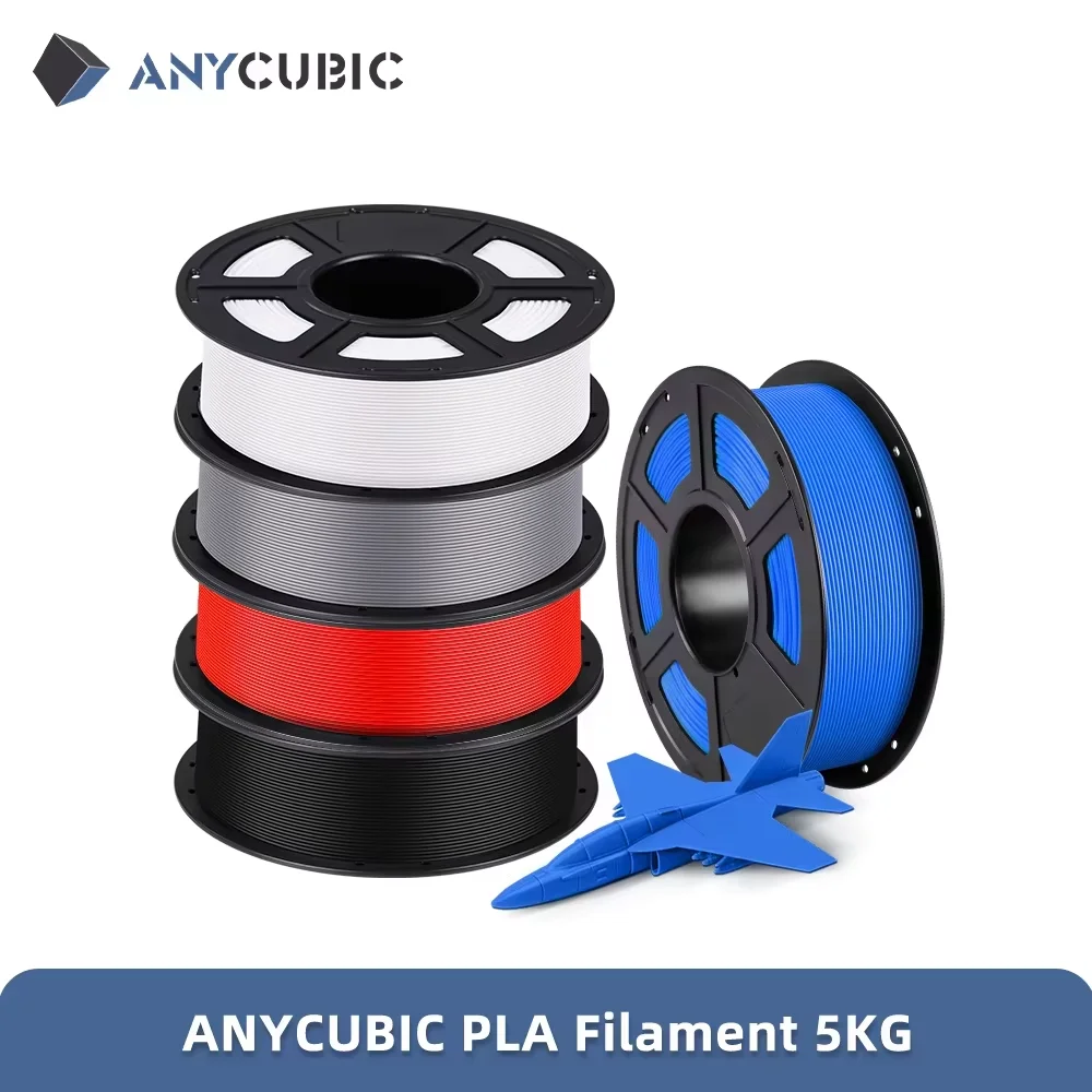 ANYCUBIC PLA 3D Filament For FDM 3D Printer 1.75mm Eco-friendly 3D Printing Material Failment For Kobra S1C 5KG EU US Warehouse