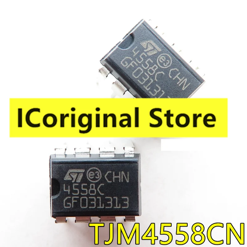 Stok Asli ST TJM4558CN 4558C DIP-8 Paket Amplifier Operasional Ganda DIP8