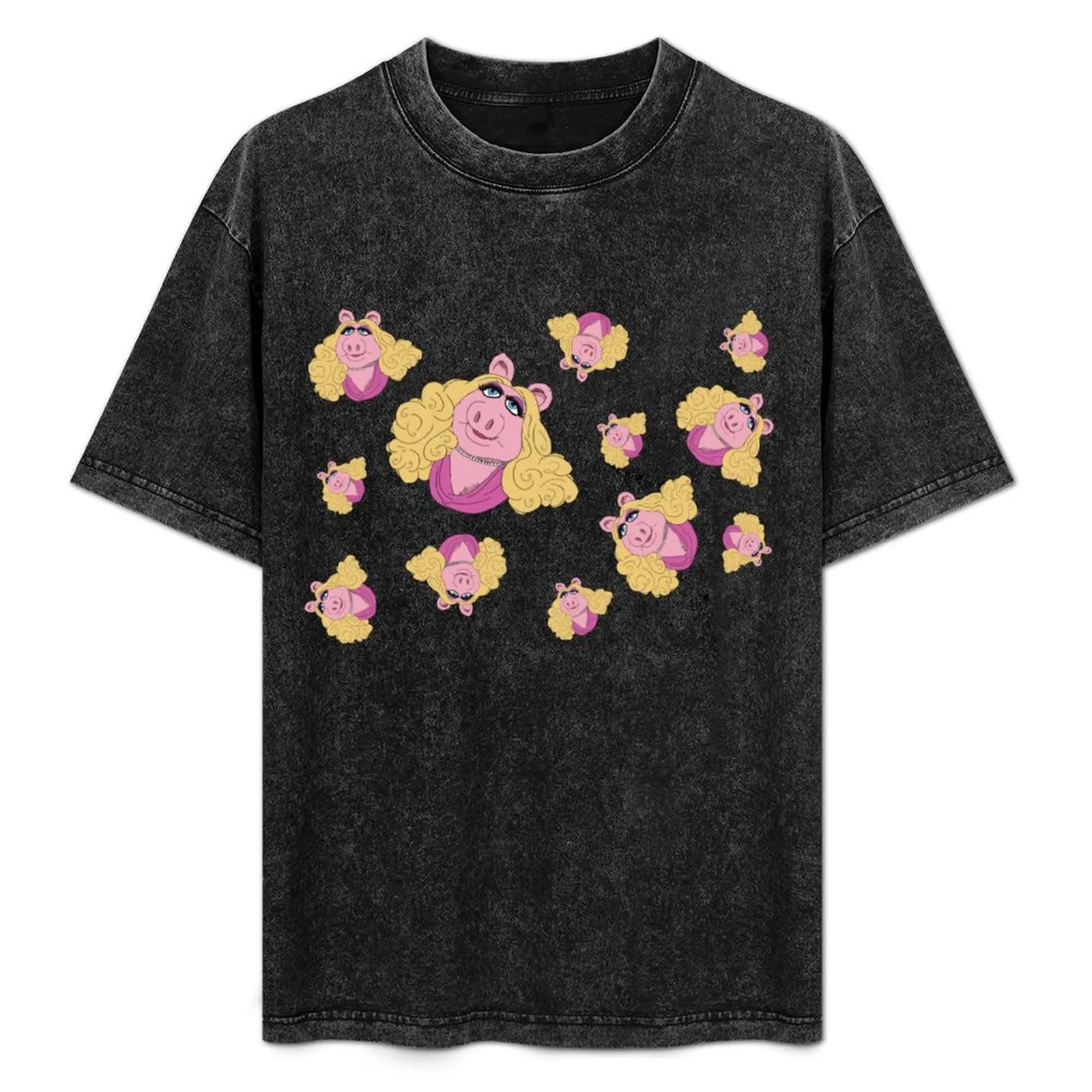 

Miss Piggy Pattern T-Shirt Novelty Graphic Tee Shirt