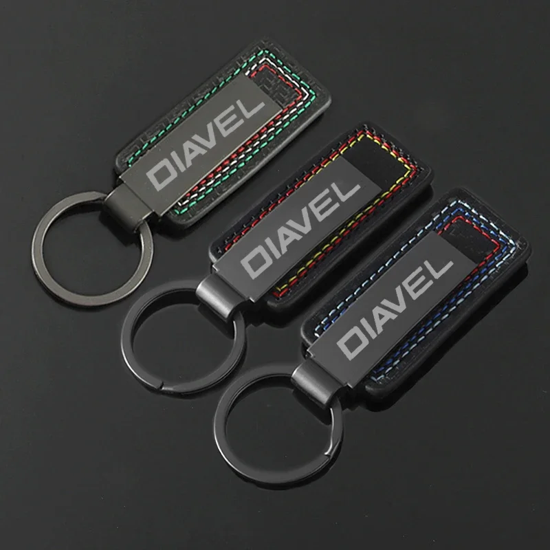 Motorcycle Keychain Universal Accessories Keyring For Ducati DIAVEL S 1260 2024 2021 2023 2020 Gift Key Chains Ring Buckle