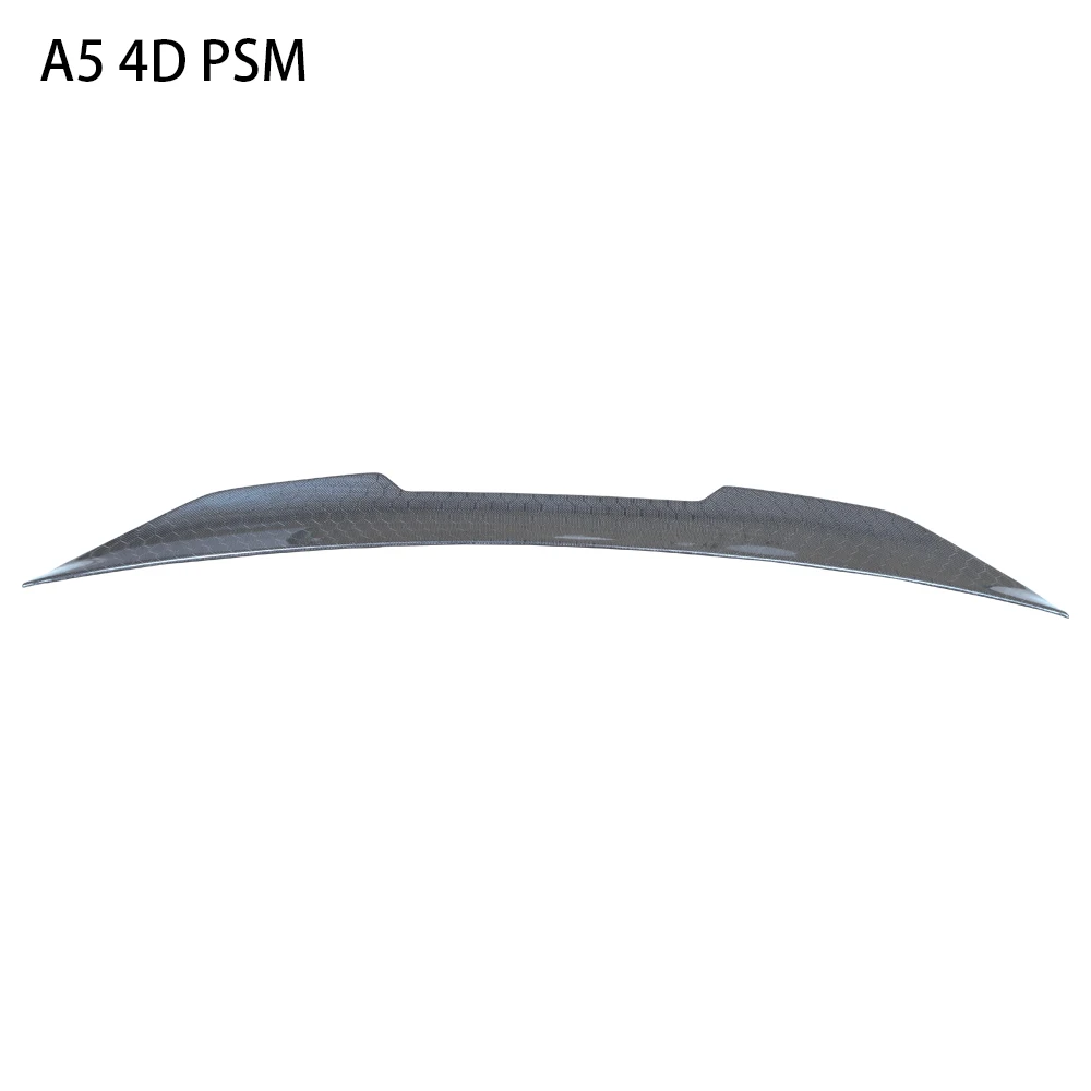 لأودي A5 B8 B8.5 4 أبواب سبورتباك 8TA PSM نمط العسل ألياف الكربون الخلفي سبويلر الجذع الجناح 2009-2017 #3