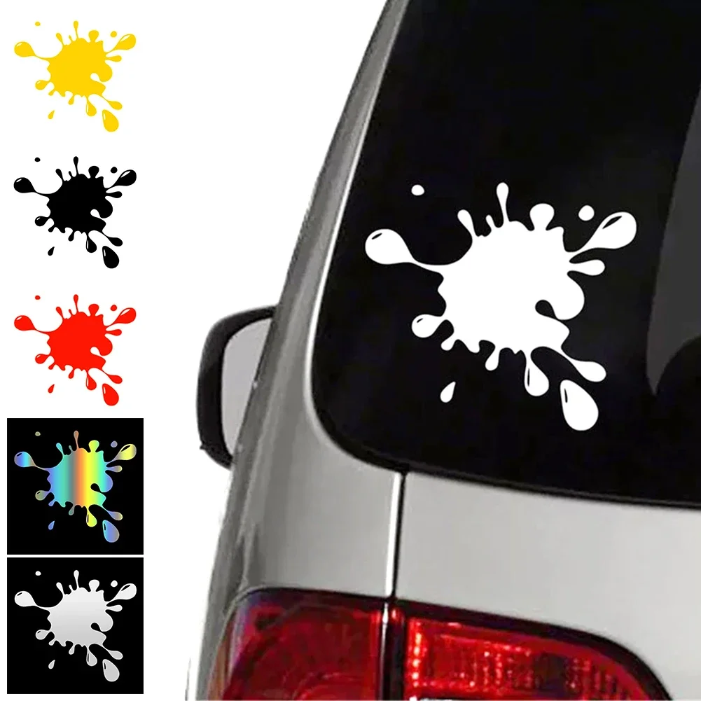 Reflective Car Stickers Stains Ink Stains Blot Personality Creative Funny Scratch Stickers Graffiti Style Motorcycle Sticker