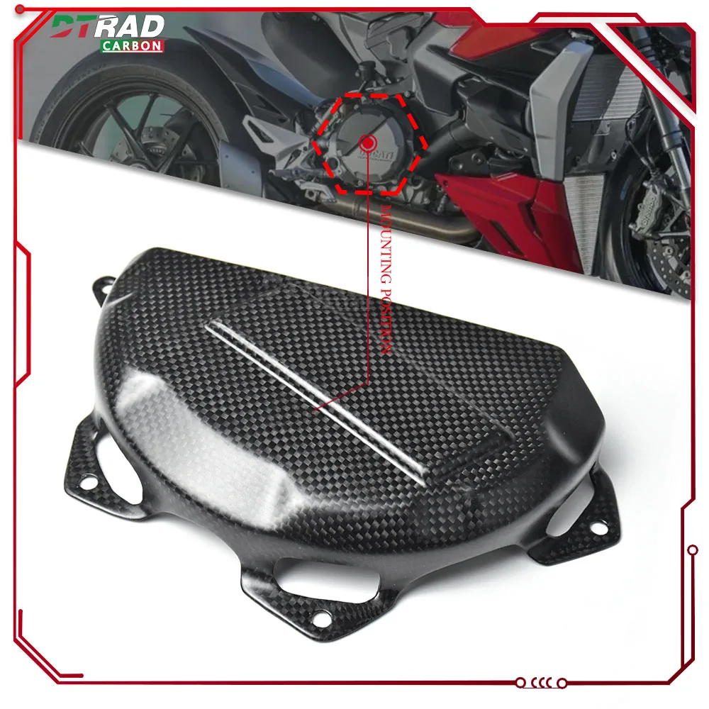 For DUCATI Panigale V2 2020-2023 2022 V 2 V2 Accessories Carbon Fiber Engine Crankcase Protective Cover Moto Parts