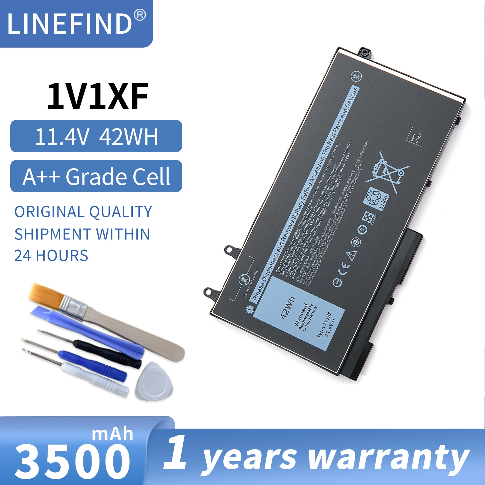 

1V1XF Laptop Battery for Dell Latitude 5400 5410 5500 5510 Precision 3540 3550 Inspiron 7590 7591 7791 2-in-1 Series R8D7N 4GVMP