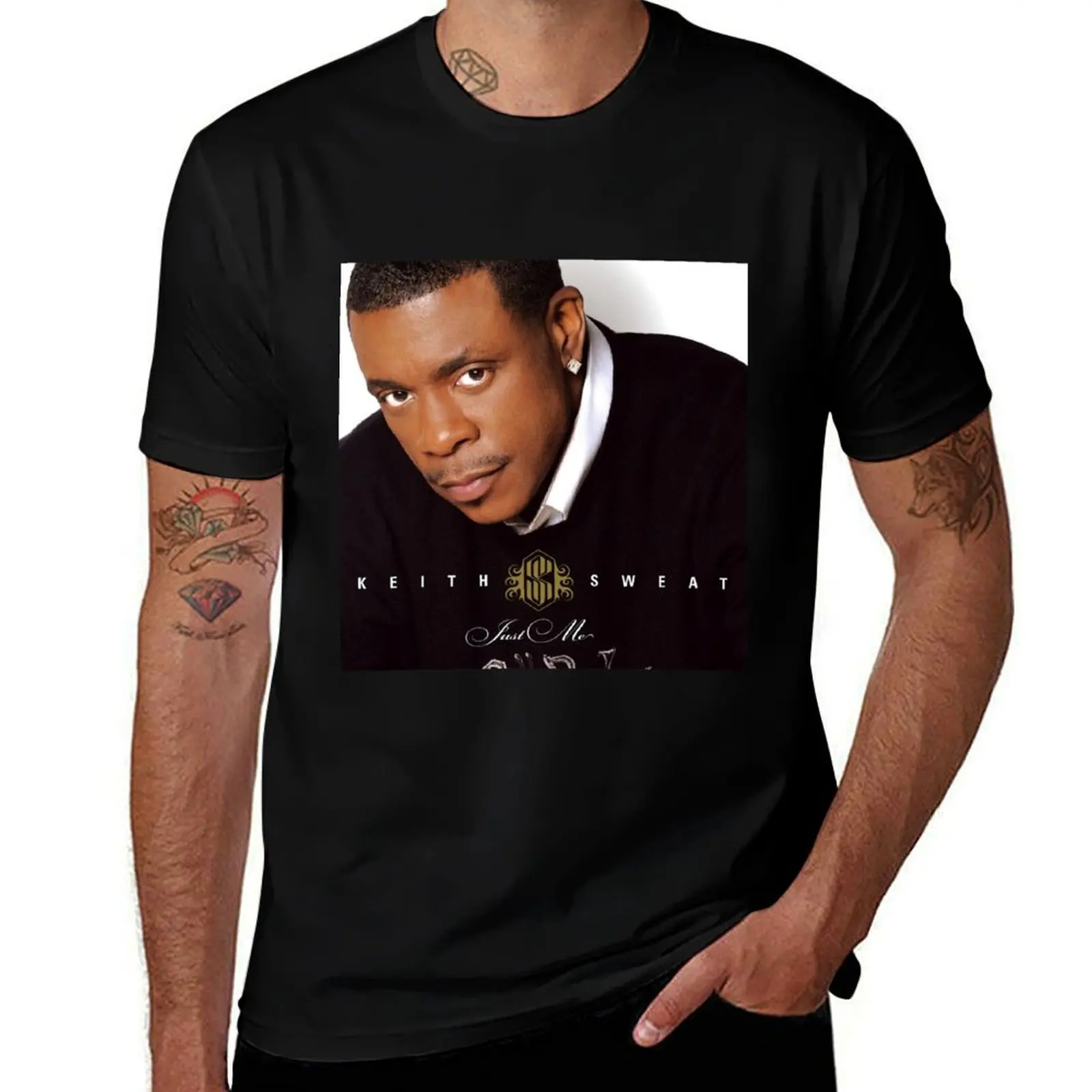 Keith Sweat just me T-Shirt Fashion Casual Short Sleeve T-Shirt