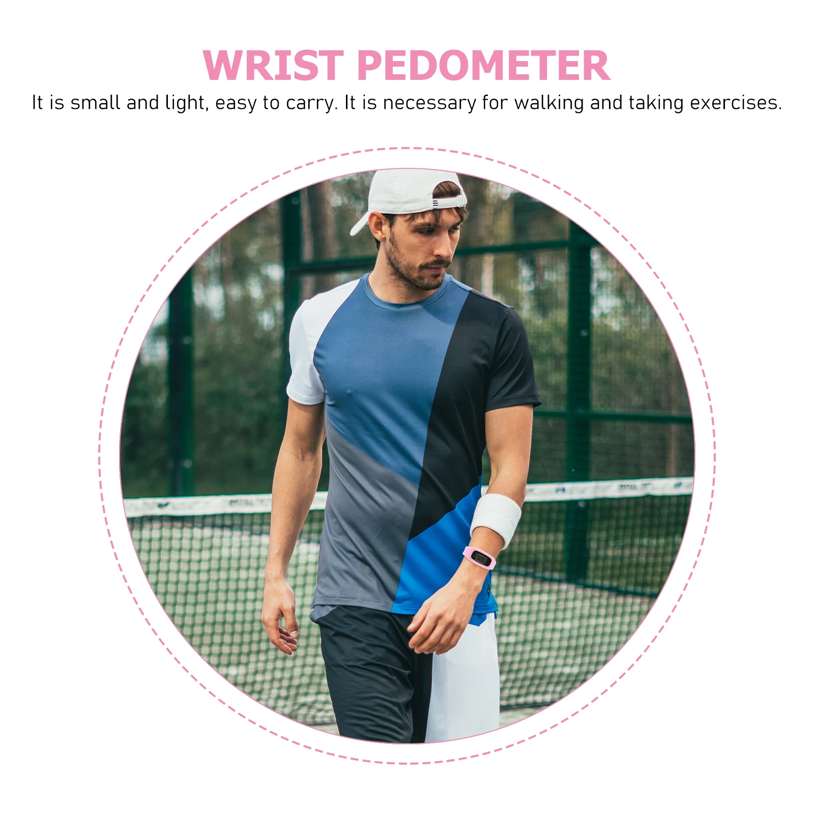 

Pedometer Watch Step Counter Wristband for Walking Fitness Tracker Wrist Step Counter Easy Pedometer Display Gift