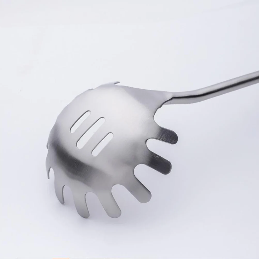 

Noodle Strainer Slotted Spoon Kitchenware Stainless Steel Long Handle Pasta Spoon Noodles Colander Kitchen Utensils Filter