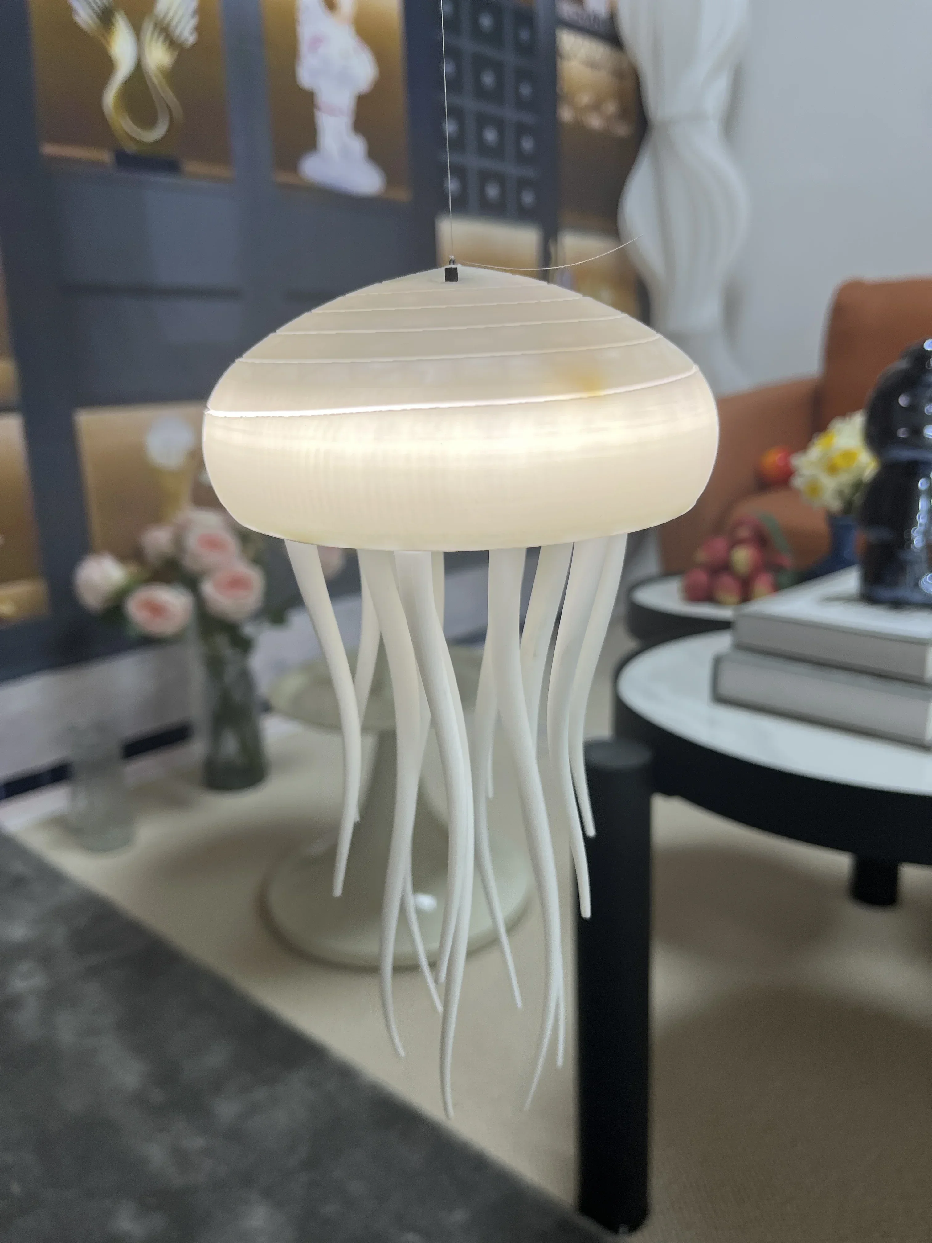 Pull Flow Artifact Jellyfish Lamp Suspension Jellyfish Lamp Live Broadcast Props Floating Jellyfish Lamp Stay Artifact