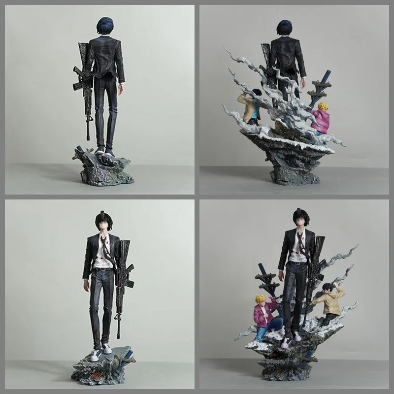 Chainsaw Man Gun Devil Devil Hunter Gk Anime Figure Resin Statue Desktop Decoration Ornament For Anime Fans Collection Gift