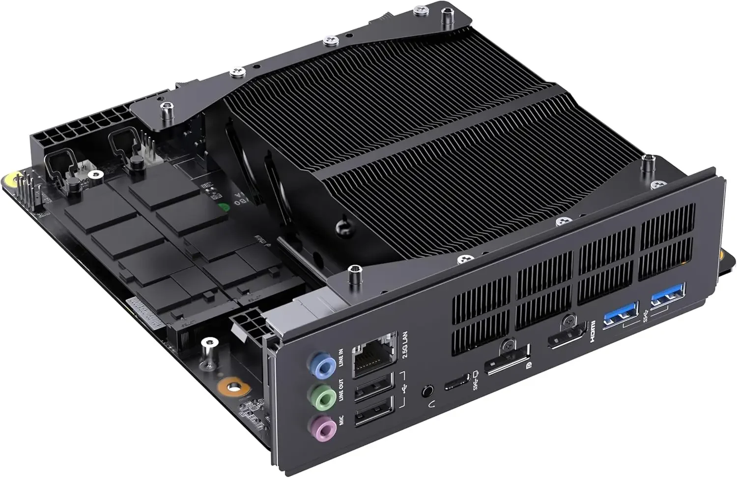 

BD795i SE Motherboard AMD Ryzen 9 7945HX(16C/32T) Gaming Mini PC Without RAM/SSD/OS, HDMI+DP+USB-C Triple Outputs Computer