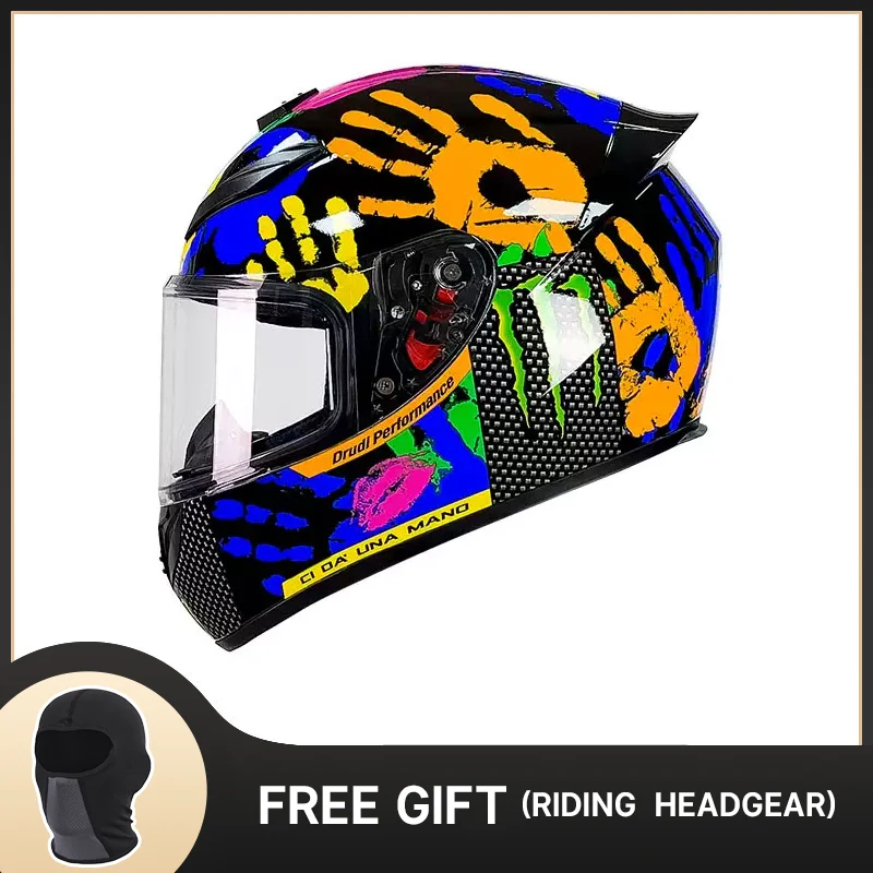 DOT Approved Motorcycle Equipment Racing Full Face Helmet Motocross Helmet HD Visors Capcete Moto Masculino Men Women Adult