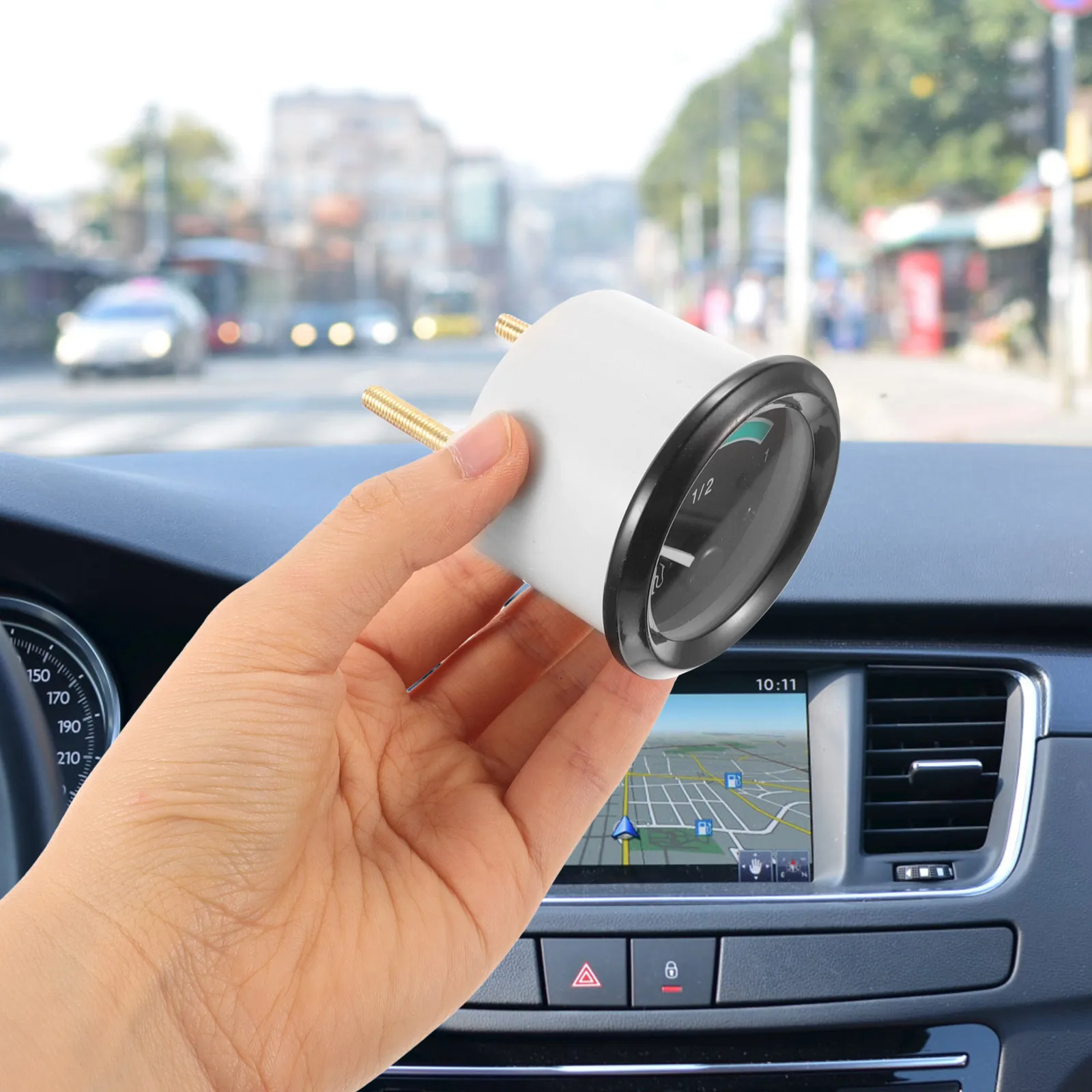 

Fuel Gauge Heating Oil Tank Level Mountable Car Gas Bottle Indicator Pressure Liquid Monitor for Accessories