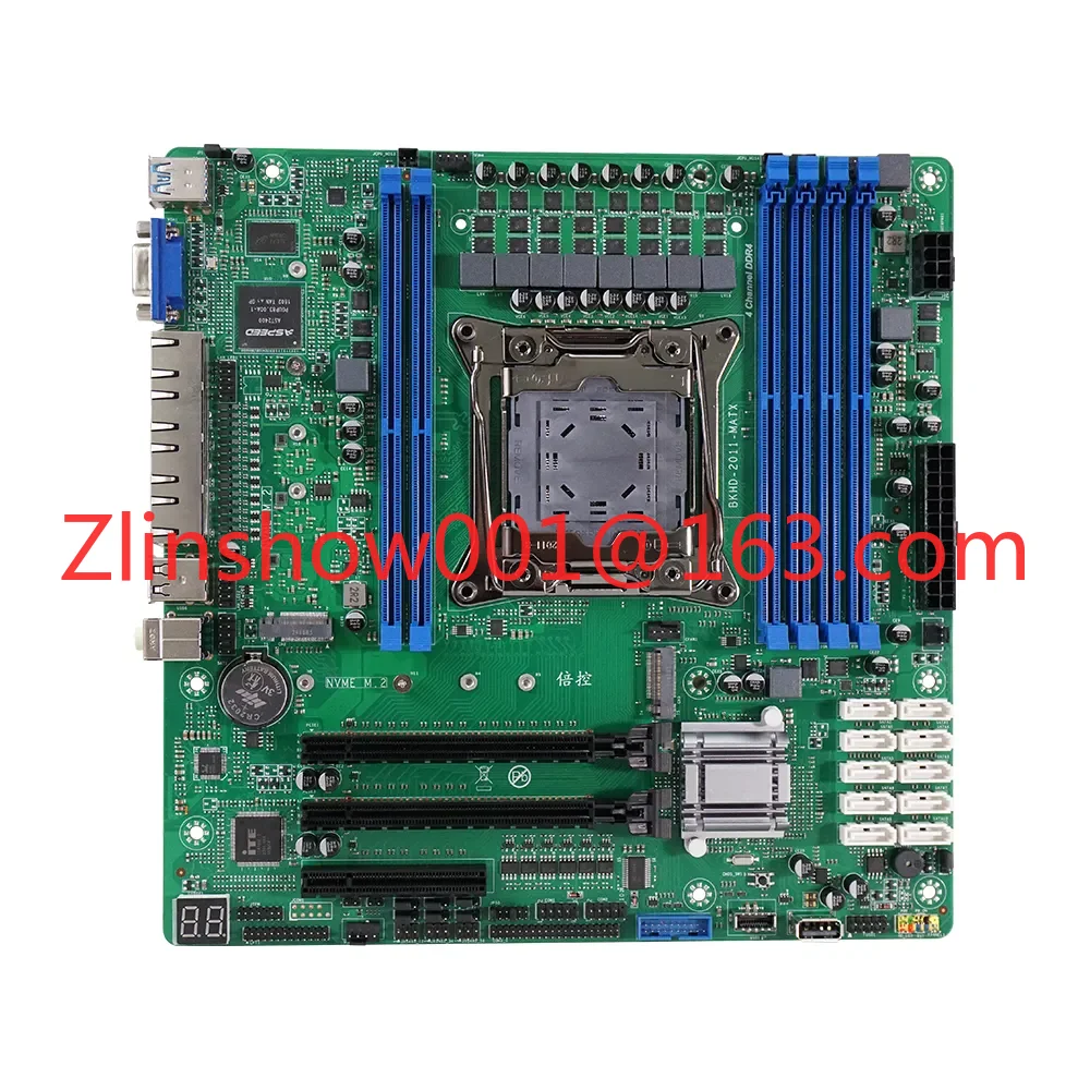 Motherboard  4x2.5GE 6xDDR4 up to 384G 10xSATA Raid Suitable for Servers Firewalls Virtual Machines Routers