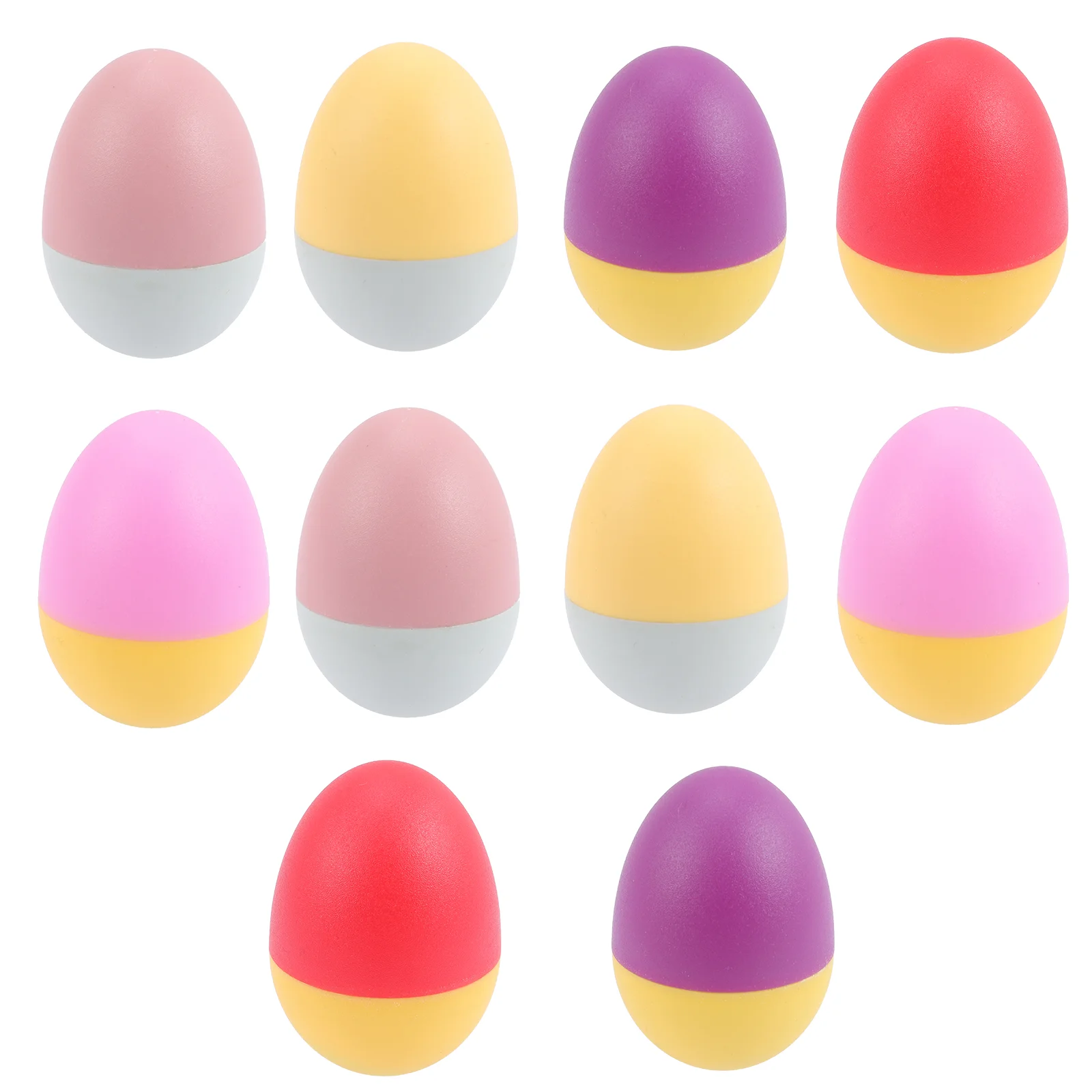 10 Pcs Egg Shakers Toys Rattles Sand Eggs Musical Kids Manual Toddler Percussion
