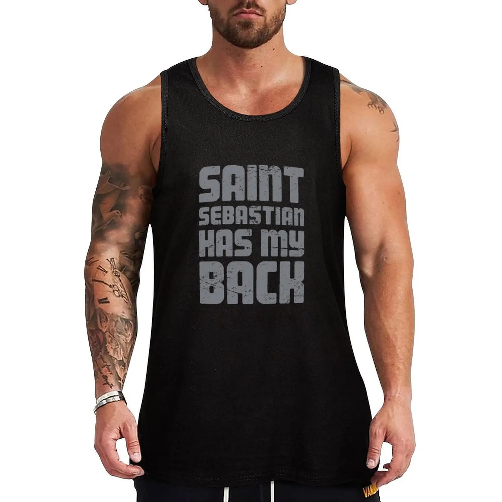 

Католическая церковь - Saint Sebastian / St Sebastian Tank Top Basic Tank Top Мягкая дышащая майка для повседневной носки