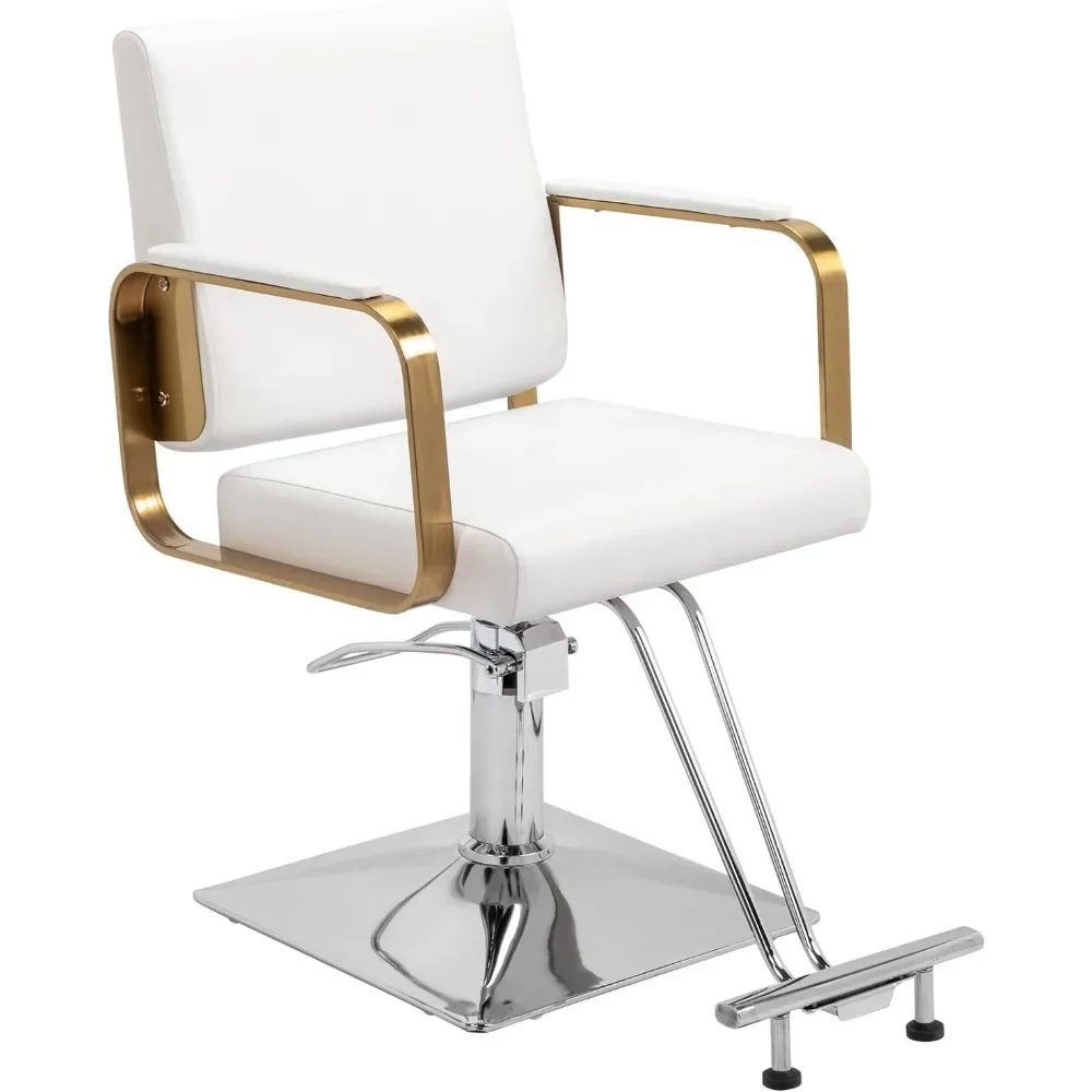 

Heavy Duty Salon Barber Chair - Hydraulic Pump, Adjustable Height & 360° Swivel | Beauty Spa Equipment Customized