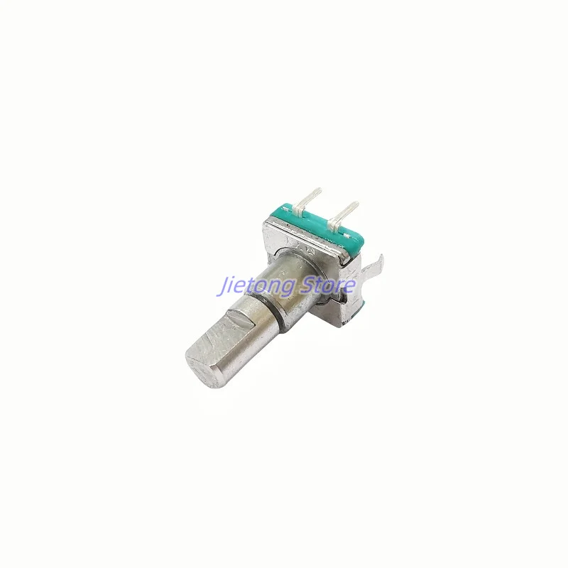 2pcs EC11 360 Degree Rotary Potentiometer With Push Button 30 Position 5pins Encoder Code Switch 17mm Half Shaft