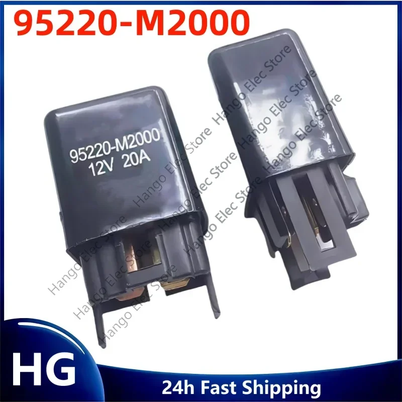 5Pcs Original brand new Ar Condicionado Farol Relé, Relé Ventilador, 4Pin, 95220-M2000, 12V, 20A,