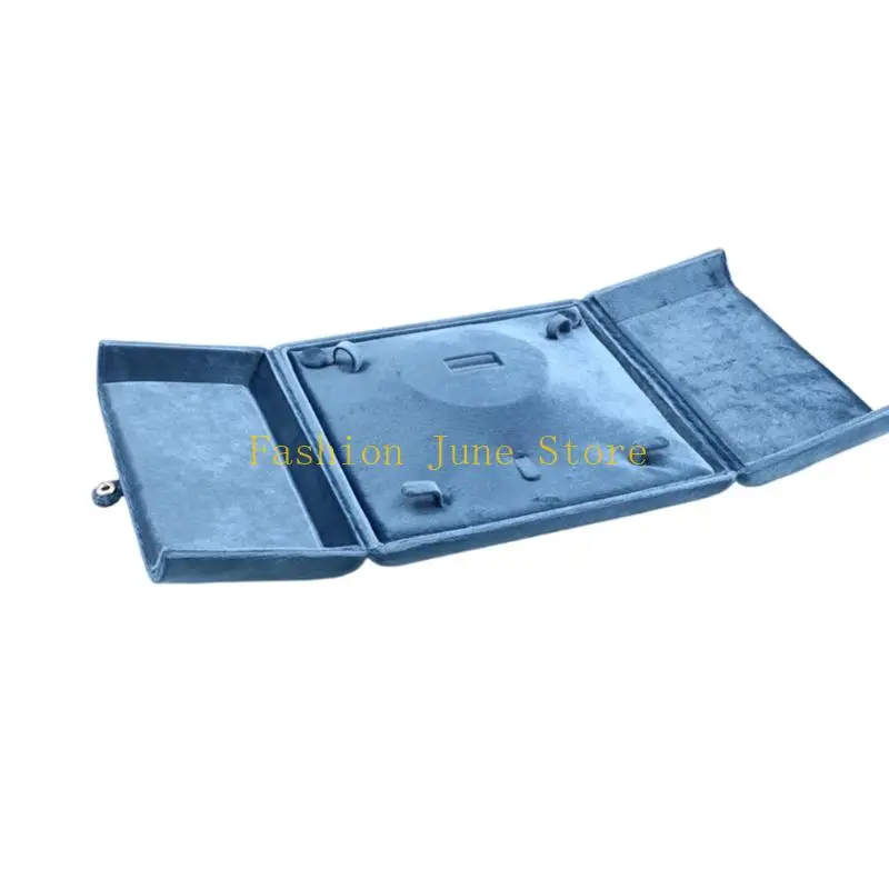 N5KA Velvets Interior Jewelry Storage Box Perfect for Rings Earring and Necklaces