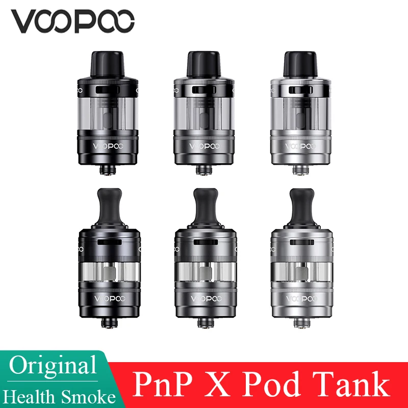 VOOPOO-الأصلي PnP X Pod خزان ، الجانب ملء ، تدفق الهواء العلوي ، صالح PnP X لفائف ، DTL MTL نسخة لسحب S2 X2 Vape عدة ، 5 مللي