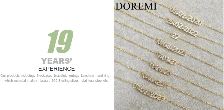 DOREMI Custom Name Date Bracelet Crystal Birthstone 6MM Number Kids Jewelry Engagement Bracelet for Jewelry Gift