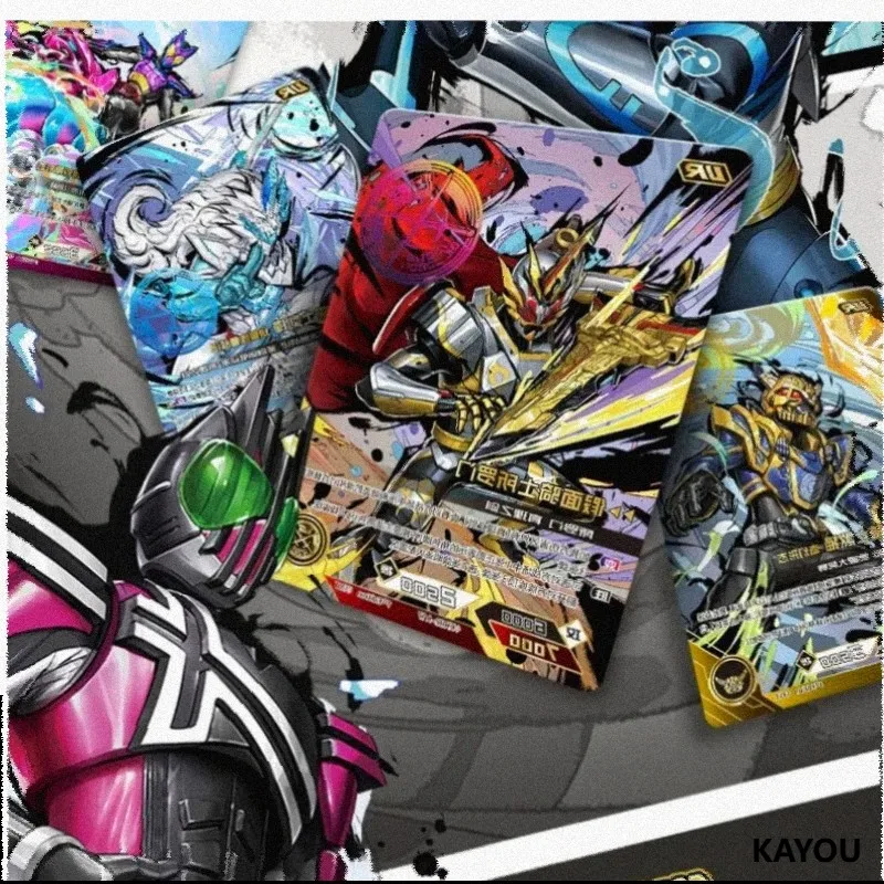 Hot KAYOU Kamen Rider Hero Battle Competitive Enhanced Ver.2 Booster Box Collectible Trading Cards Chance To Pull Rare KR Cards